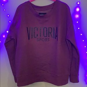 Victoria Secret Sweatshirt  Purple Sport Crew